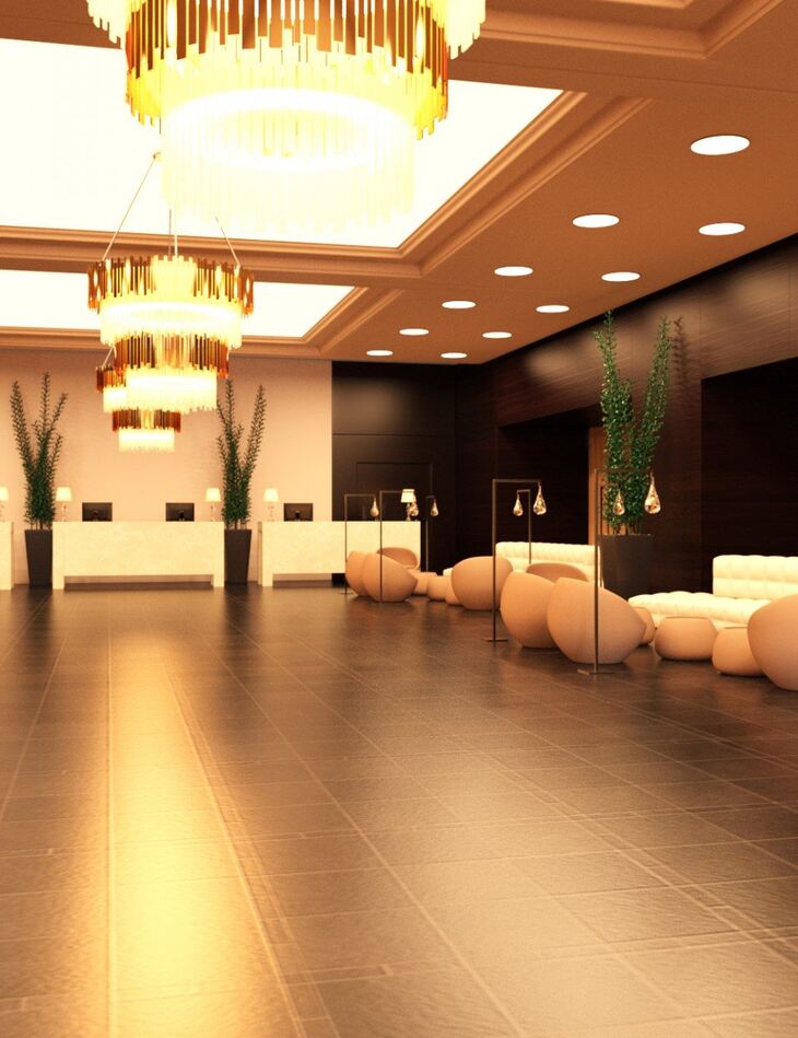 Modern Hotel Lobby 1728698072