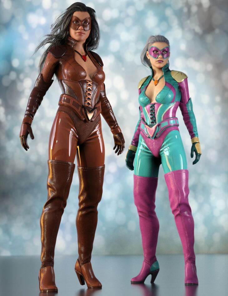 Superhero Sci fi Suit for Genesis 8 Female s 1728837528