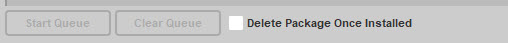 Delete package once installed.