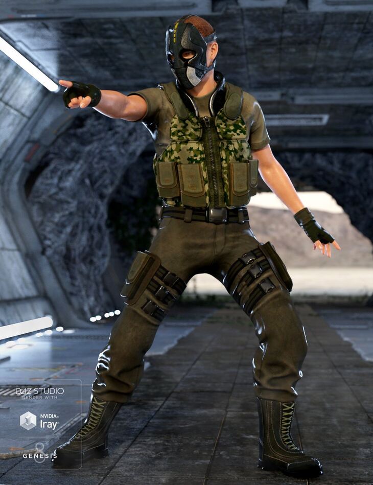 Renegade Soldier Outfit for Genesis 8 Male s 1728918141