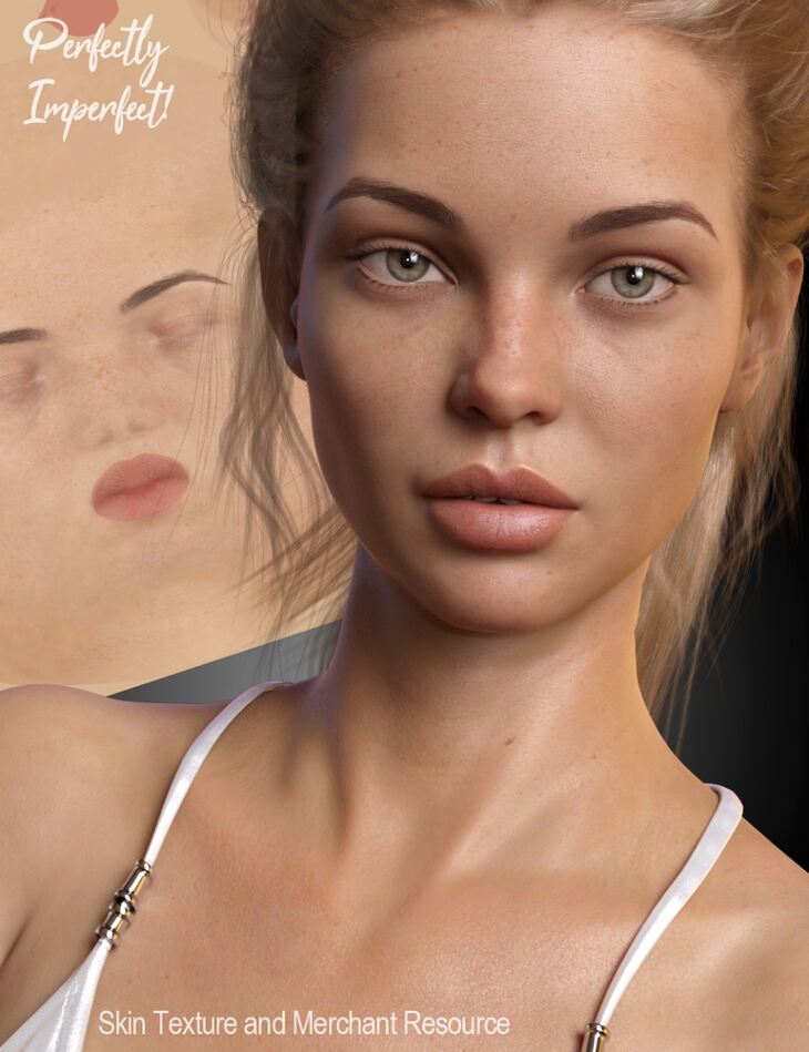 Perfectly Imperfect Skin and Merchant Resource for Genesis 8 Female 1728998289