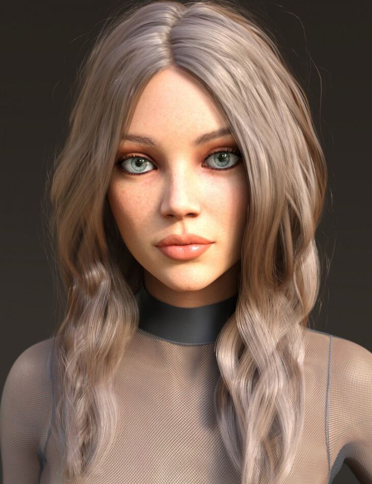 Arlene Hair for Genesis 3 and 8 Females 1729185496