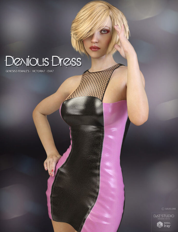 Devious Dress for Genesis 3 Females and Genesis 8 Females 1729185512