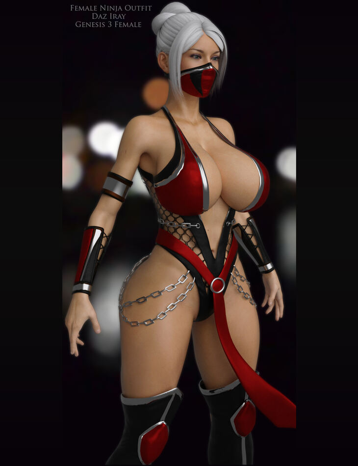 Female Ninja Outfit for G3F 1729269692