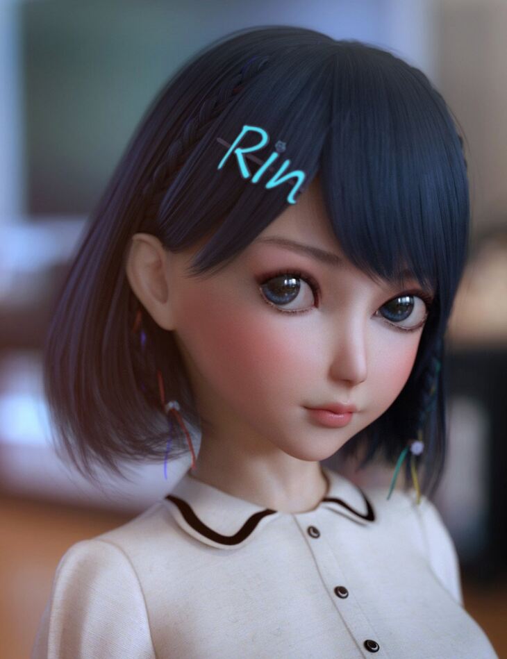 Rin Hair for Genesis 8 Females 1729269753