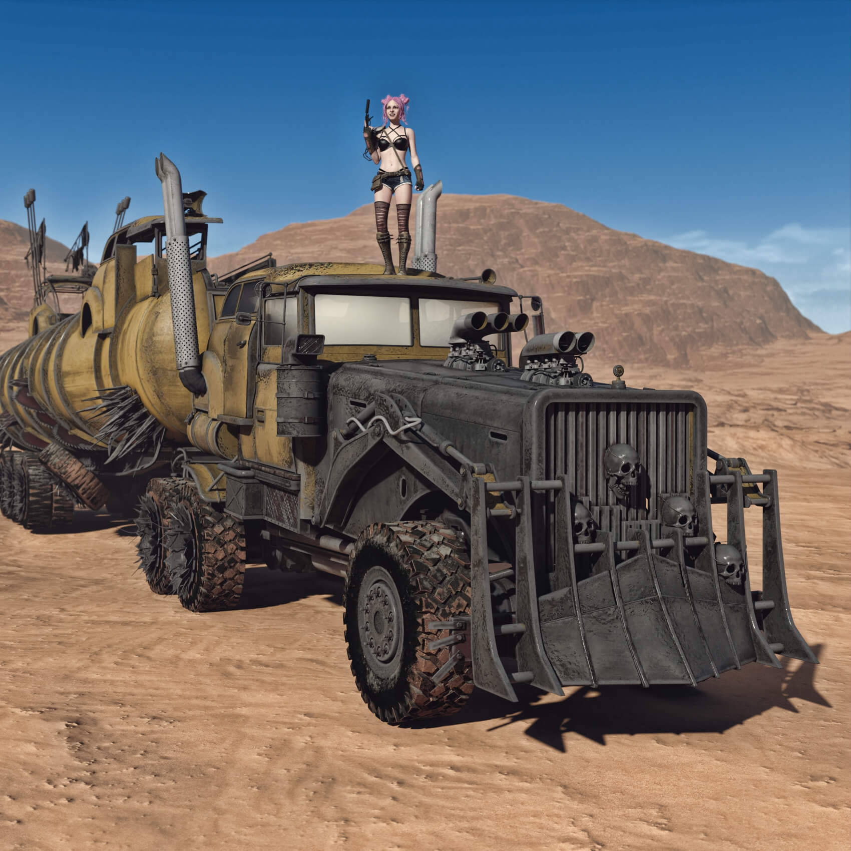 Wasteland War Truck For Daz [Request]