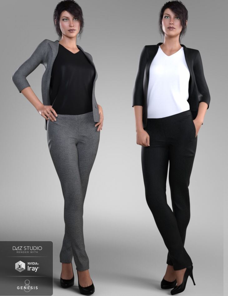 Stylish Workwear for Genesis 8 Female s 1729607630