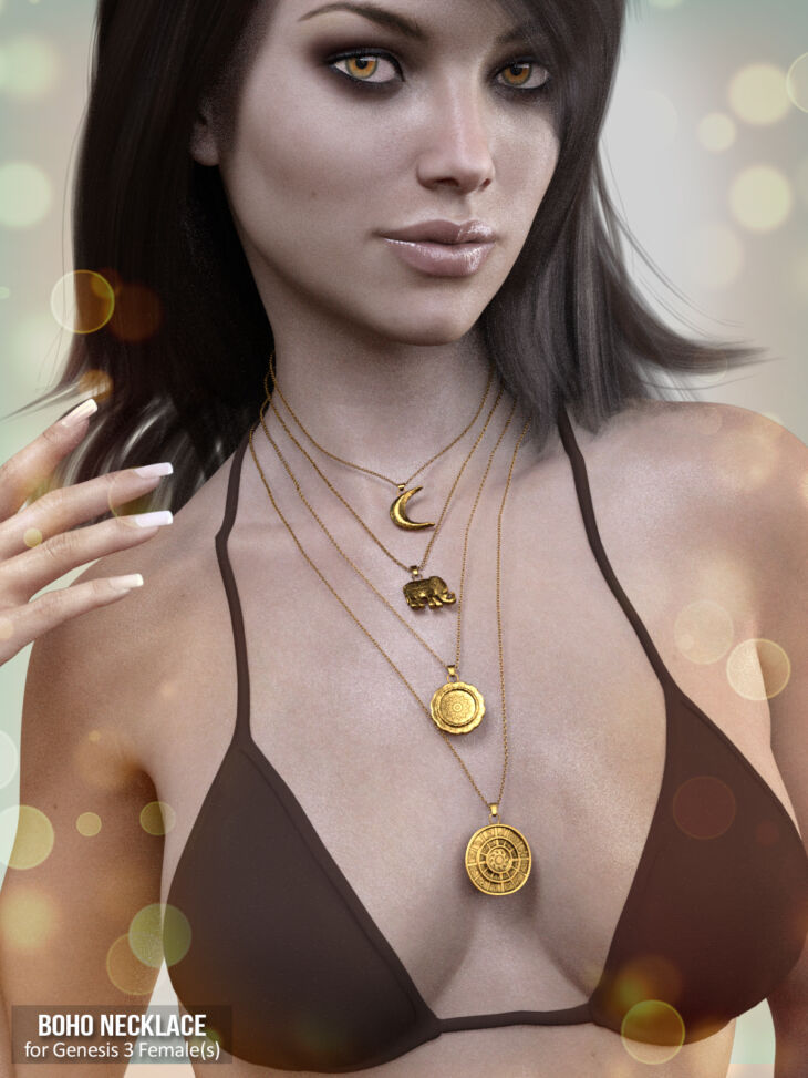 X Fashion Boho Necklace for Genesis 3 Female s 1729954216