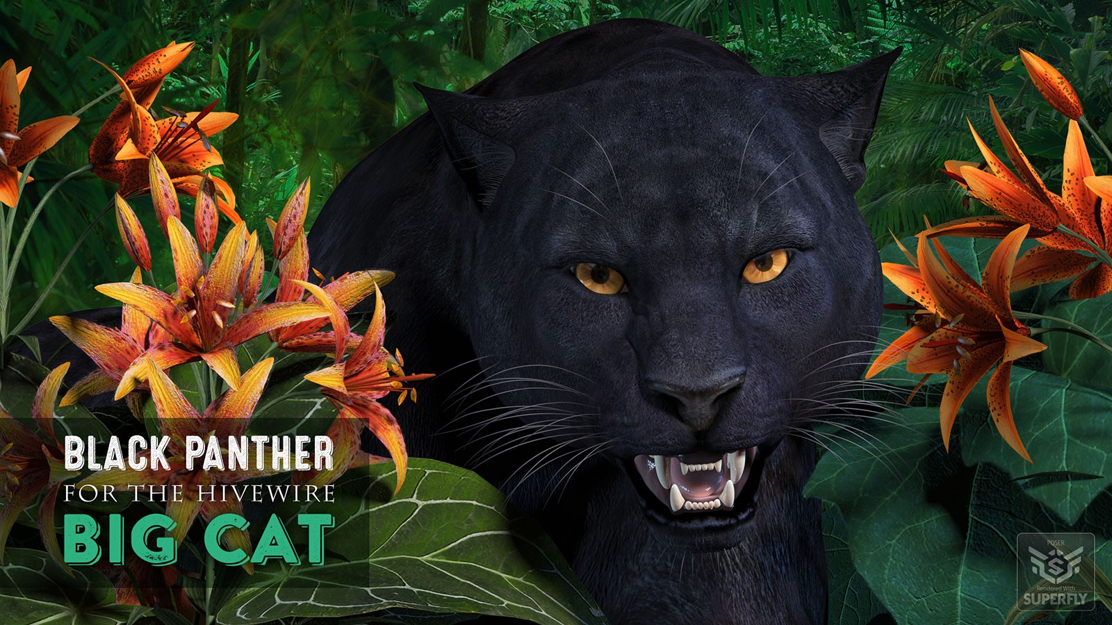 CWRW Black Panther for the HiveWire Big Cat 1730129347