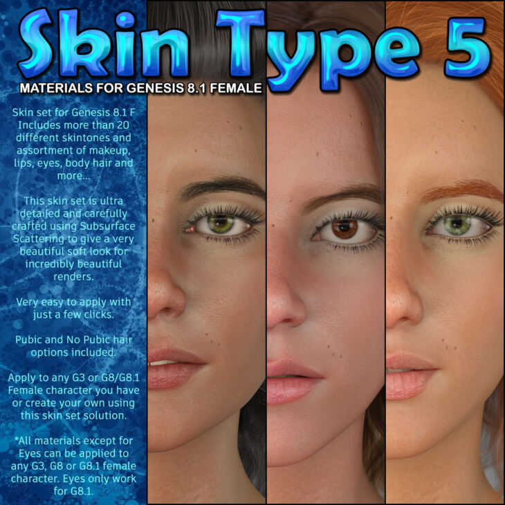 Exnem Skin Type 5 for Genesis 8 1 Female 1730078351