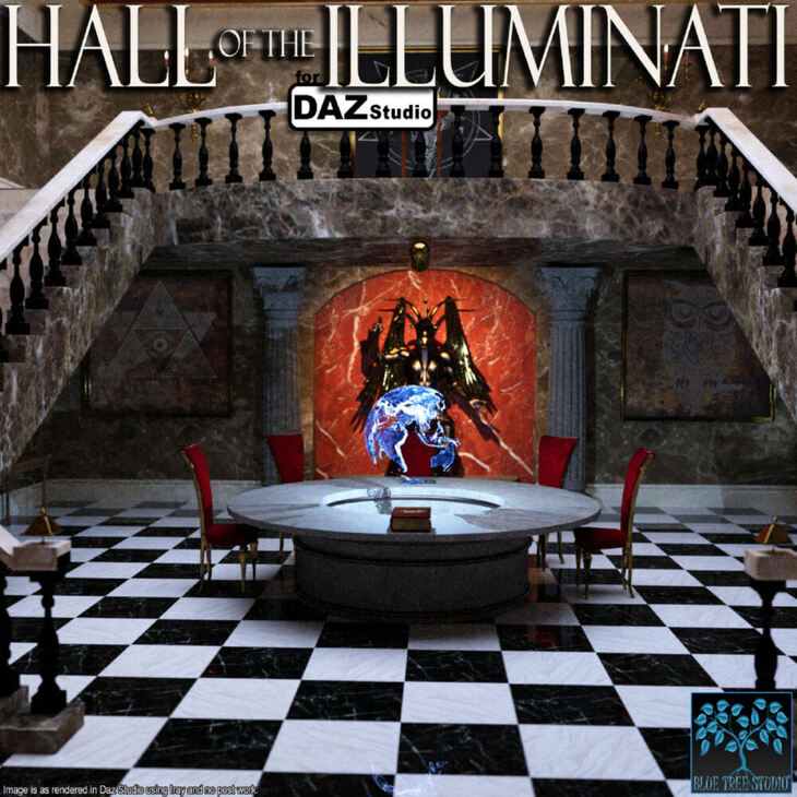 Hall of the Illuminati for Daz 1730296595