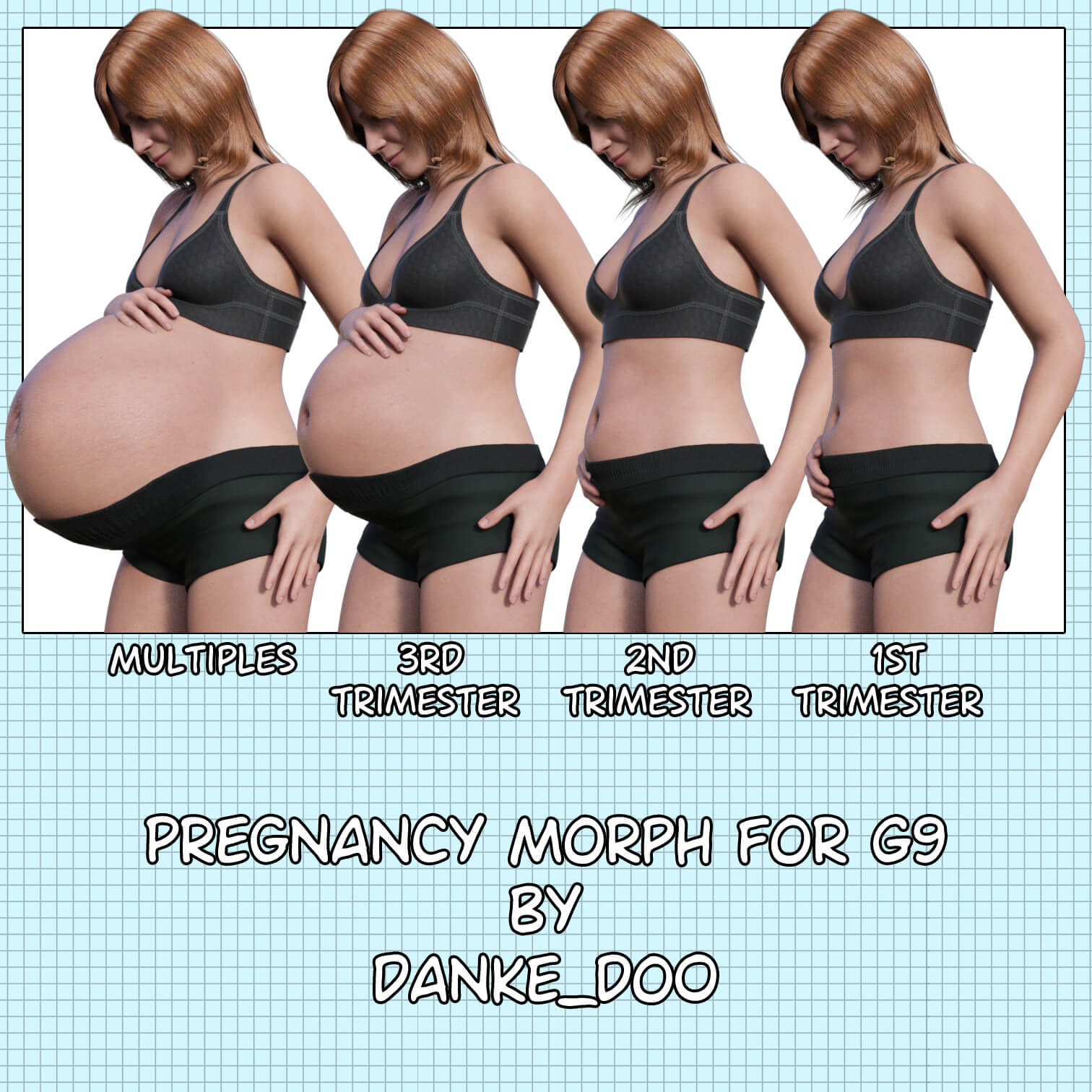 pregnancy morph for genesis 9 daz3d 1 01 1730640602