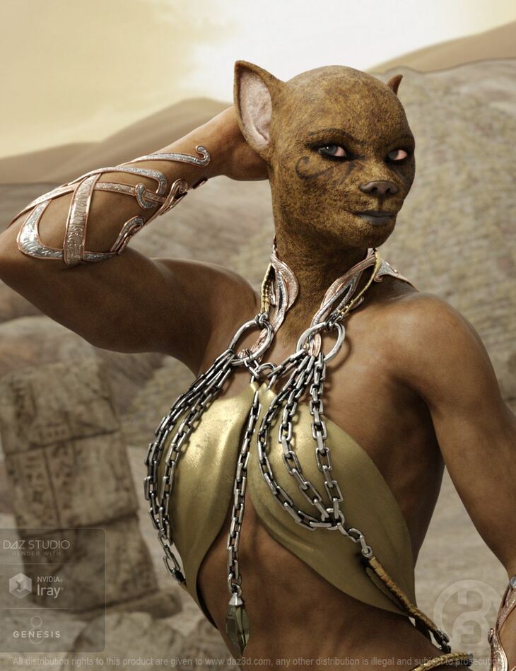 Ancient Bastet for Genesis 8 Female 1730682993