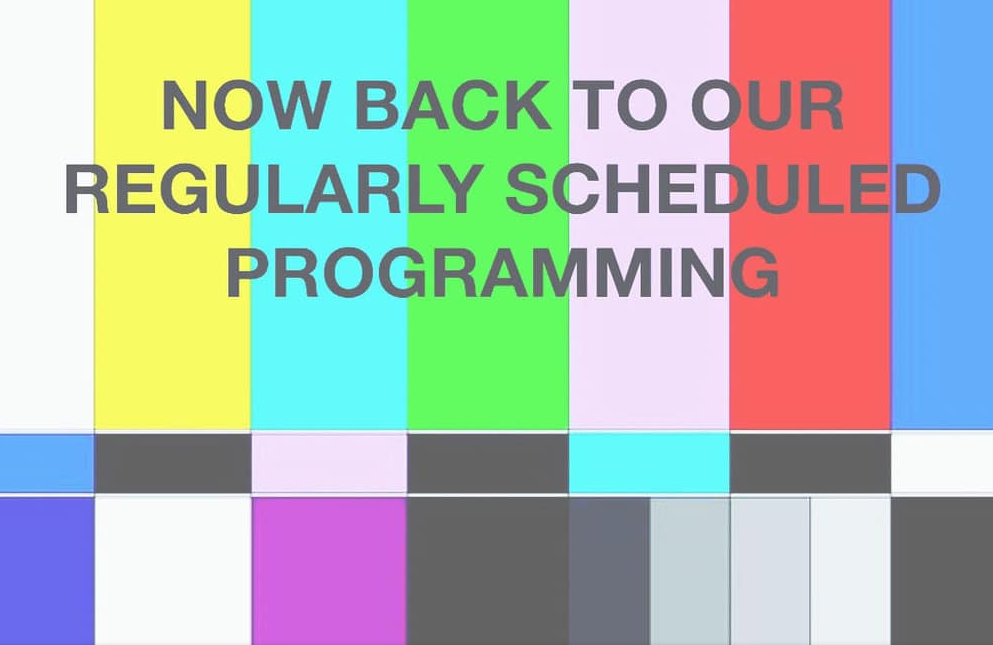 Back to our programming