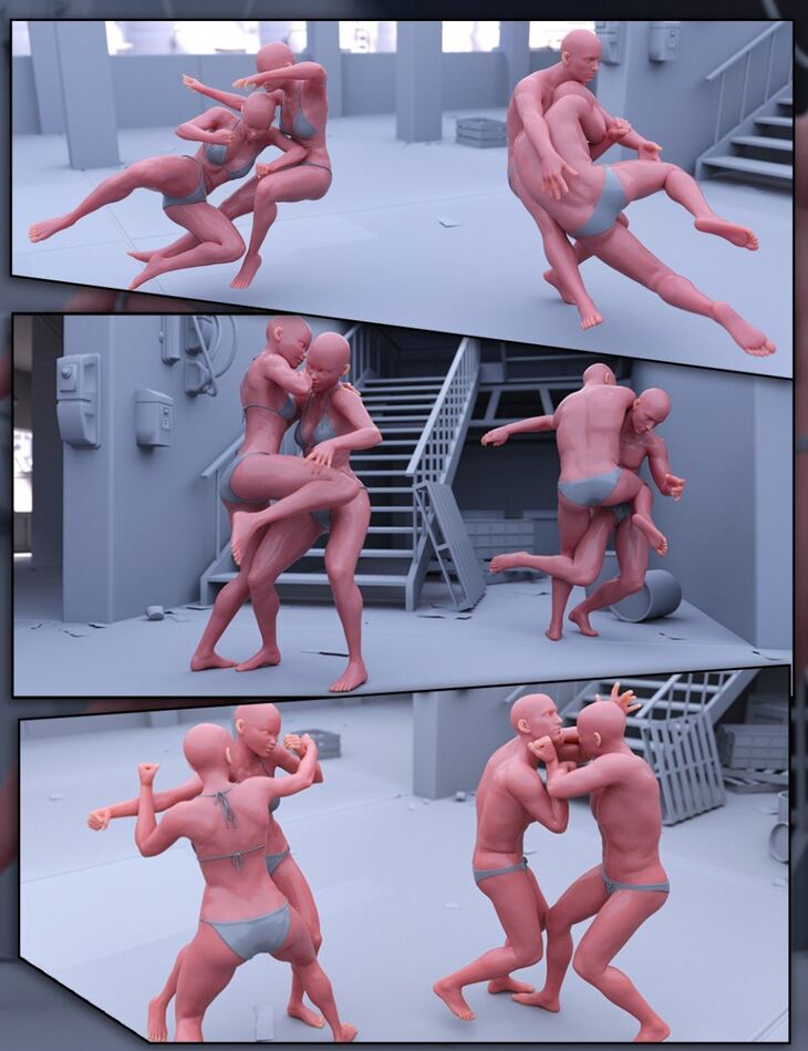 CS01 Fighting Poses for Genesis 8 1731000882