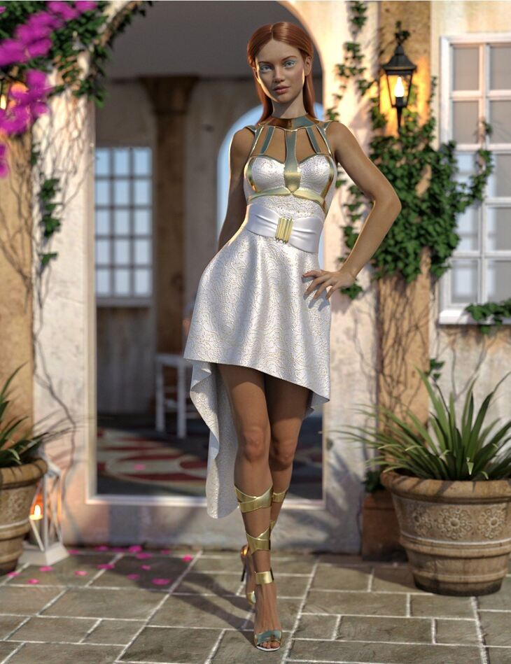 dForce Strappy High Low Outfit for Genesis 8 Females 1731097110