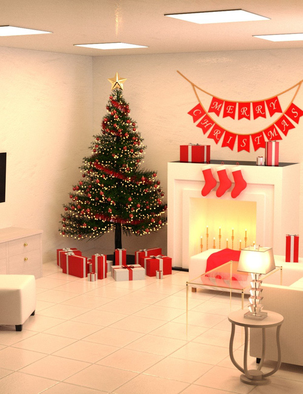 modern christmas living room 00 main daz3d 1731993512