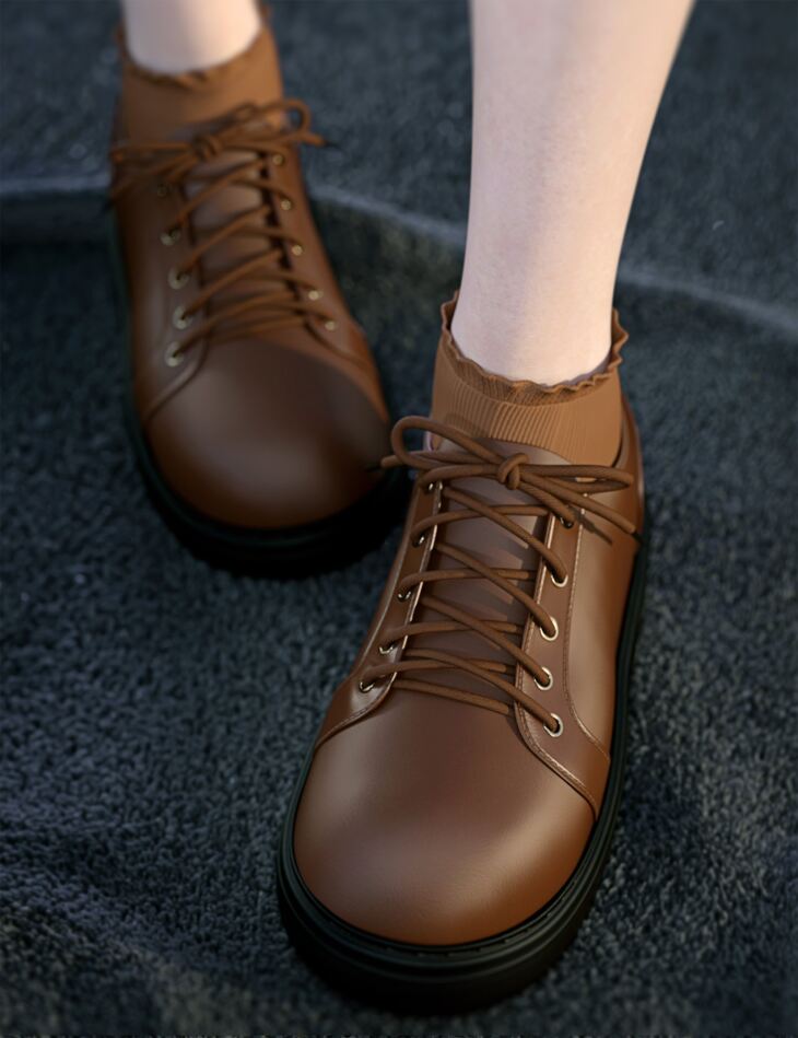 SU Round Toe Shoes for Genesis 8 and 8 1 Females 1732335275