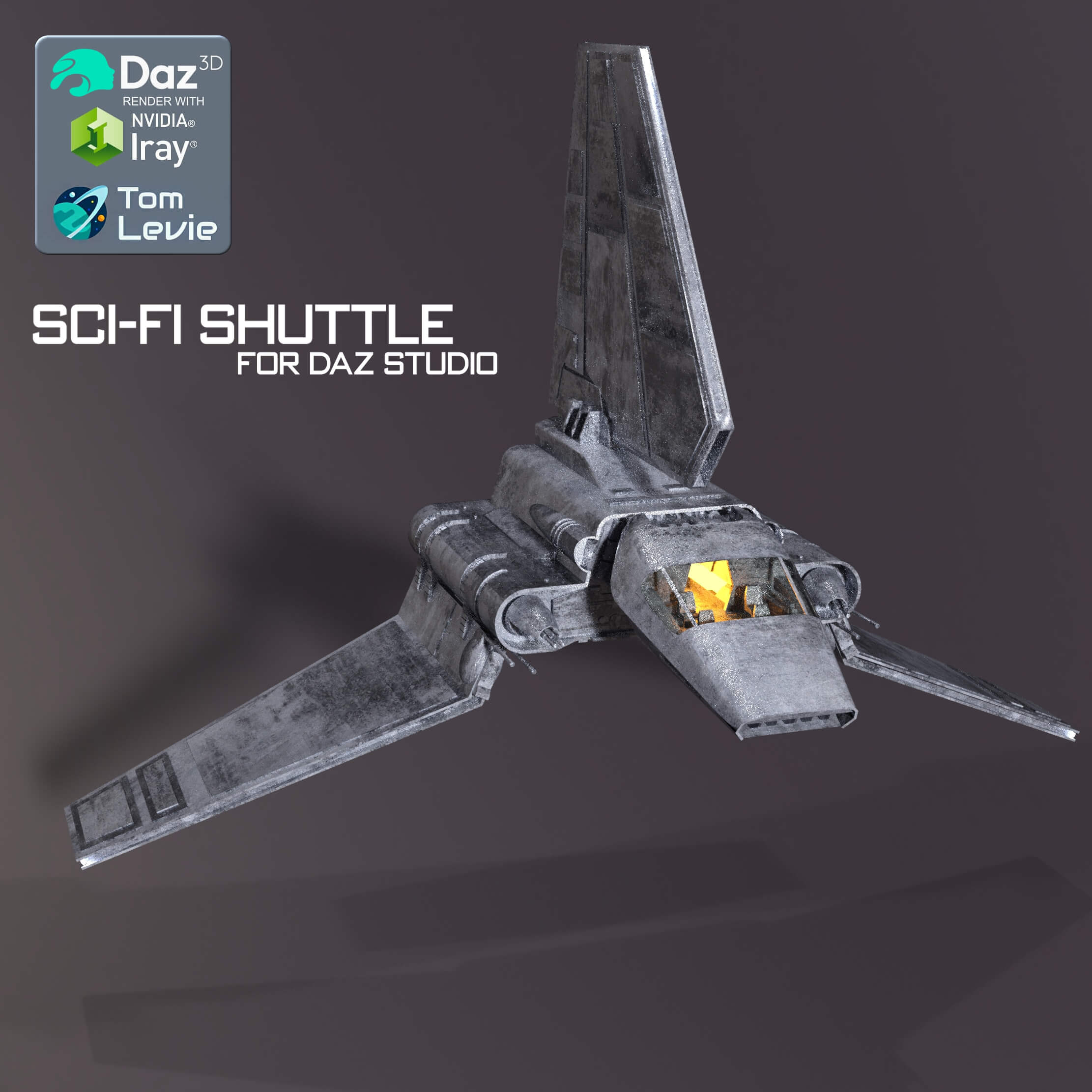 sci fi shuttle for daz studio 02 1732492284