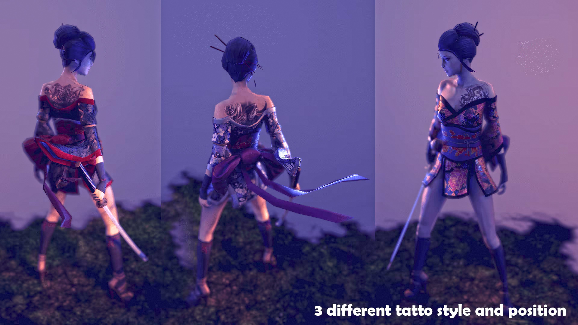 [UE4] Katanami Character 2025 - Free Daz 3D Models