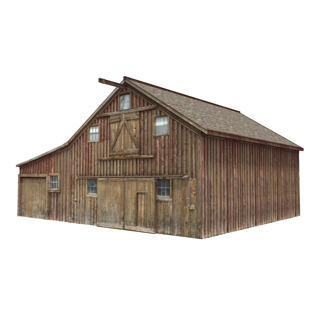 Low Poly Wild West Barn 2025 - Free Daz 3D Models