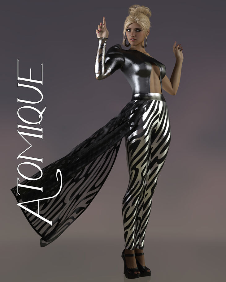 Atomique dForce pantsuit for Genesis 8 Females 1733010721