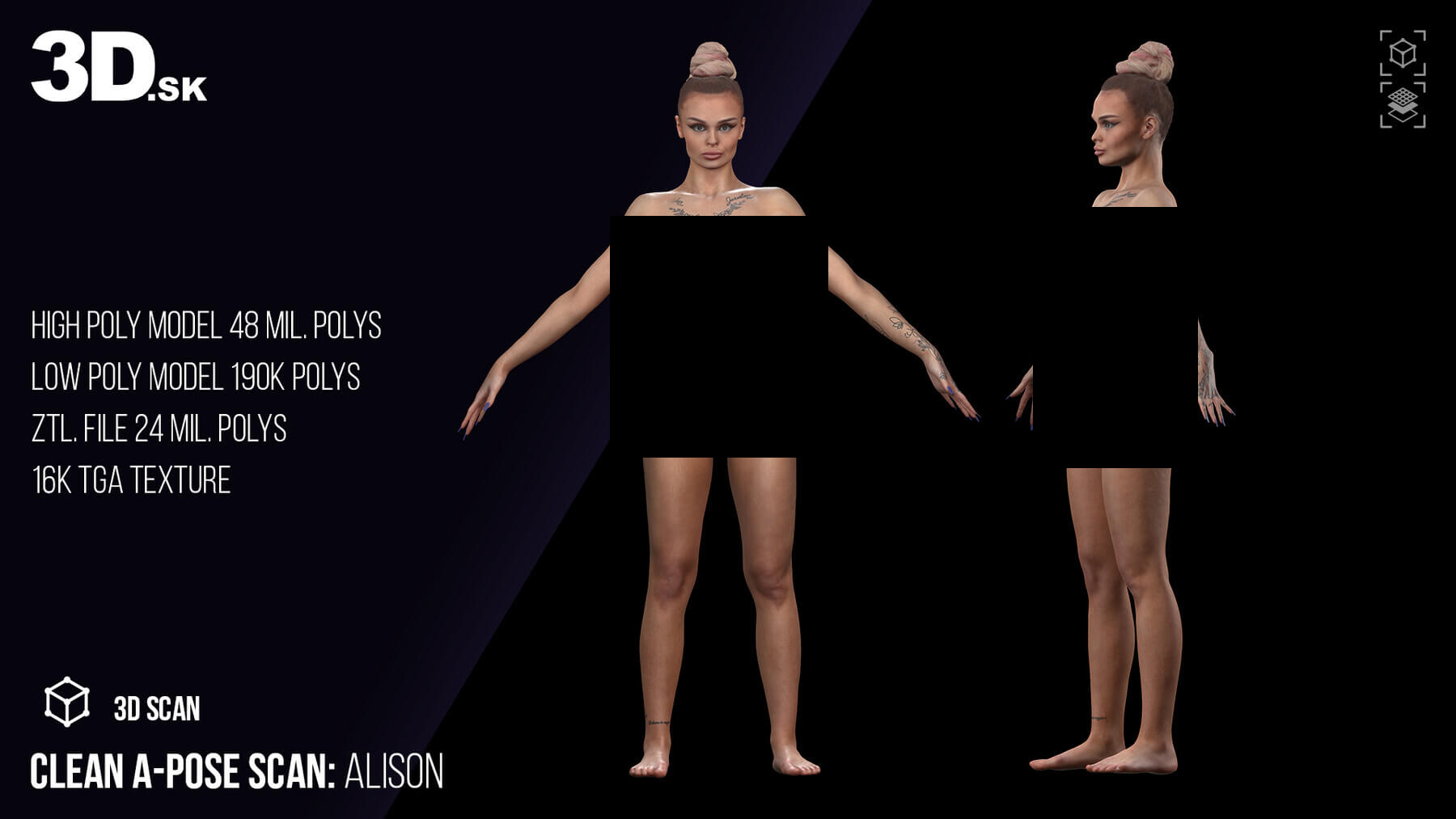 Cleaned a Pose Scan Alison Nude 3D Model 1 https://zonegfx.com/default.jpg