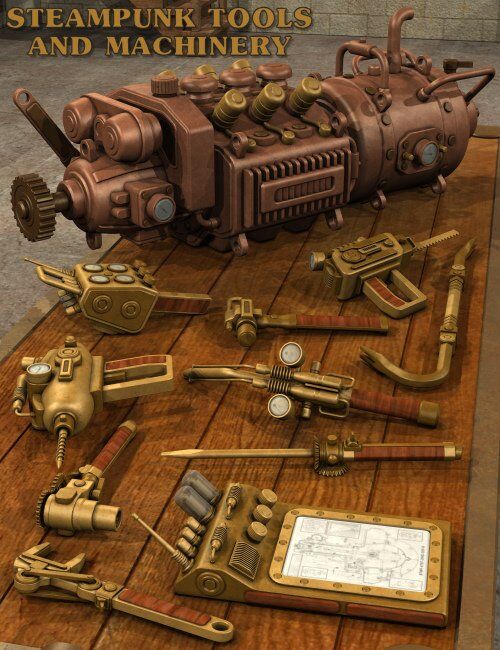 Steampunk Tools and Machinery 1733718989