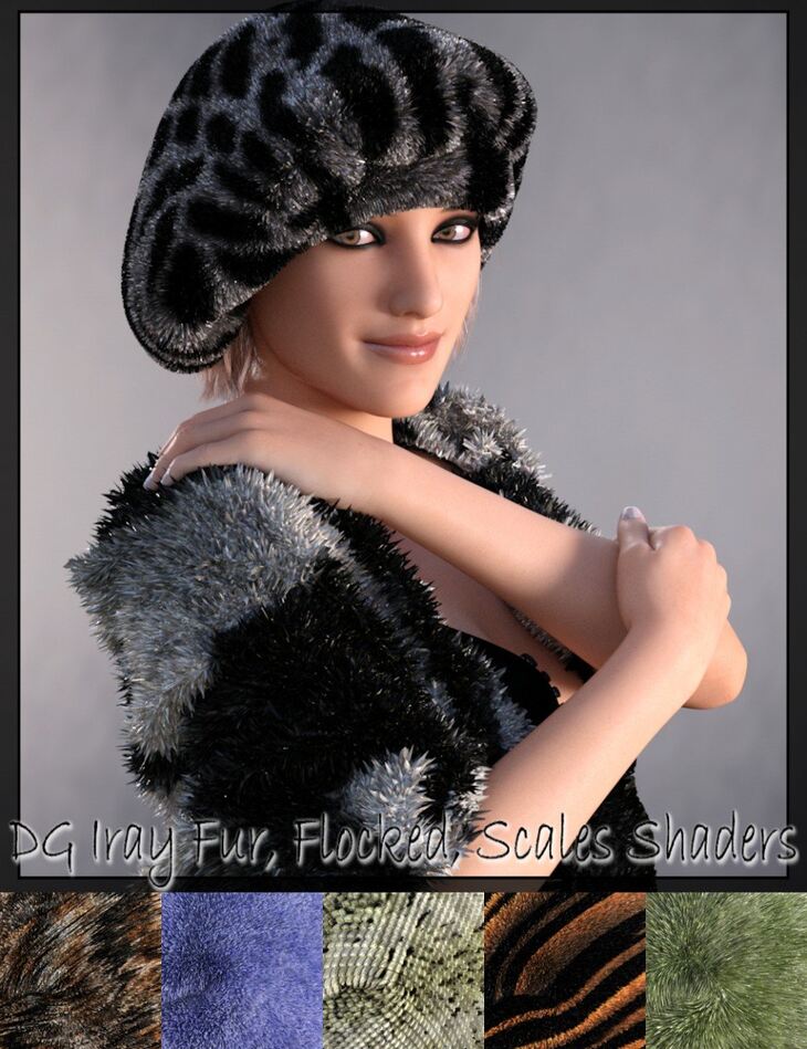 DG Iray Fur Flocking Scales Shader Presets 1734287401