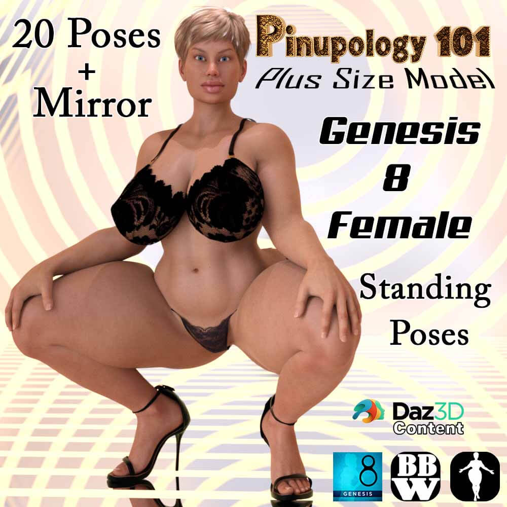 pinupology 101 bbw standing poses vol 1 01 1734323815