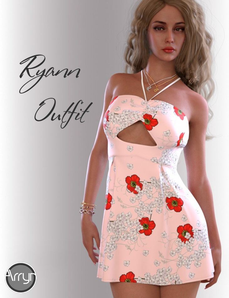 dForce Ryann Candy Outfit for Genesis 8 Females 1735444584