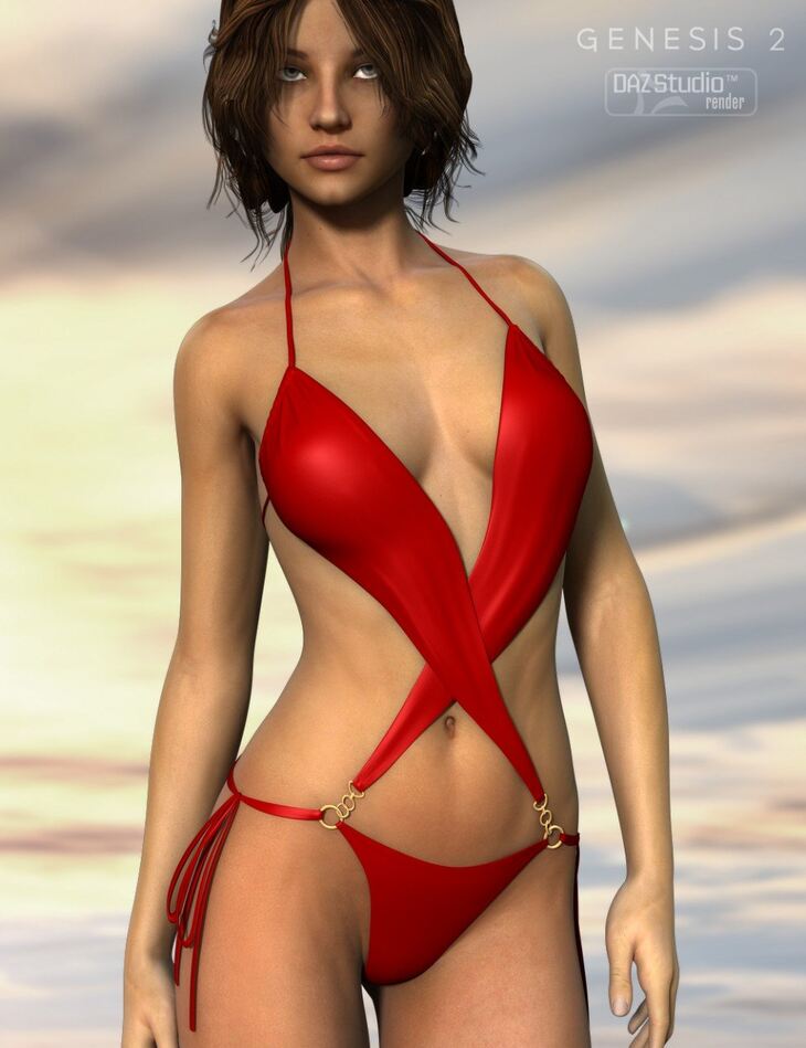 Cross Monokini for Genesis 2 Females 1735589525