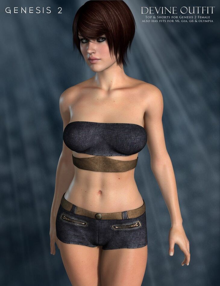 Devine Outfit for Genesis 2 Females 1735619715