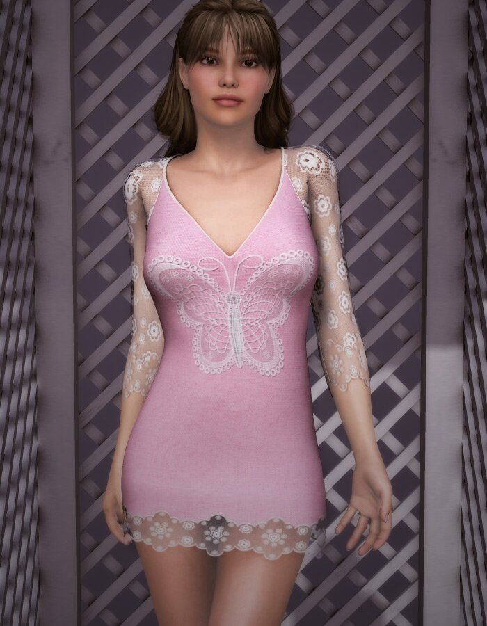 Butterfly Dress for V4 1736097506