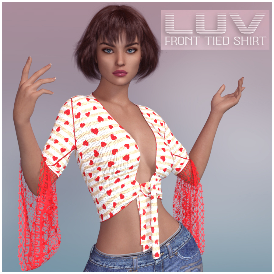 luv lf front tied shirt g8f image 0 1736866762
