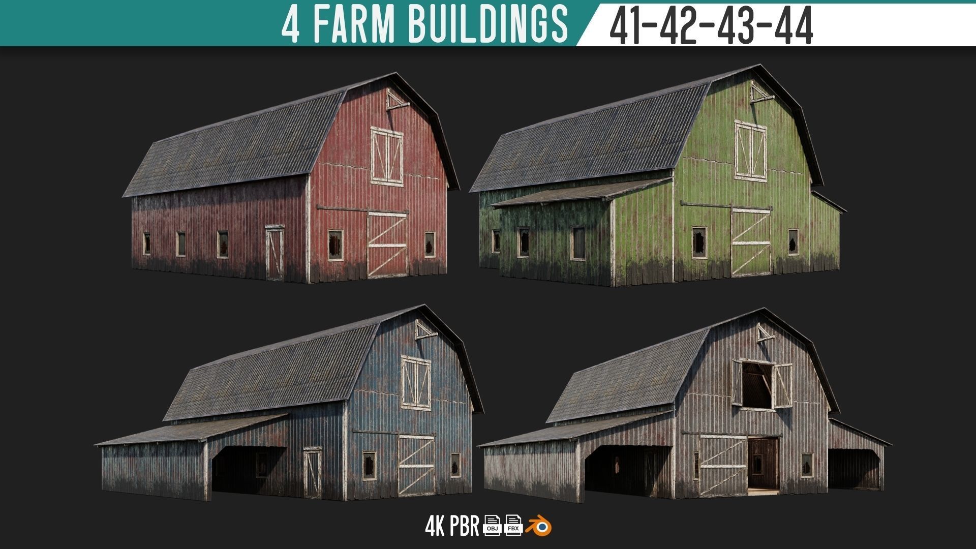 41 42 43 44 farm buildings 4k pbr gameready 3d model cac1a0d529 1737121360