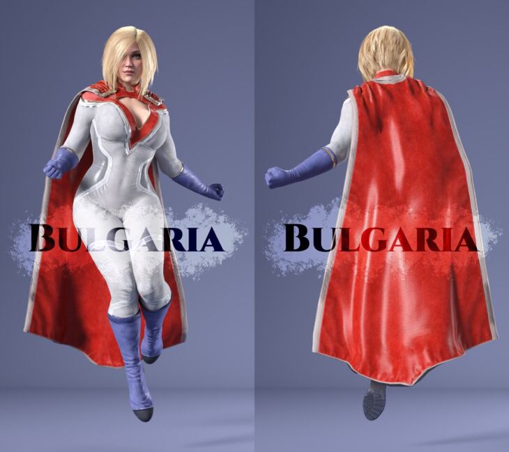 PowerGirl Injustice2 For Genesis 8 Female 1737400740