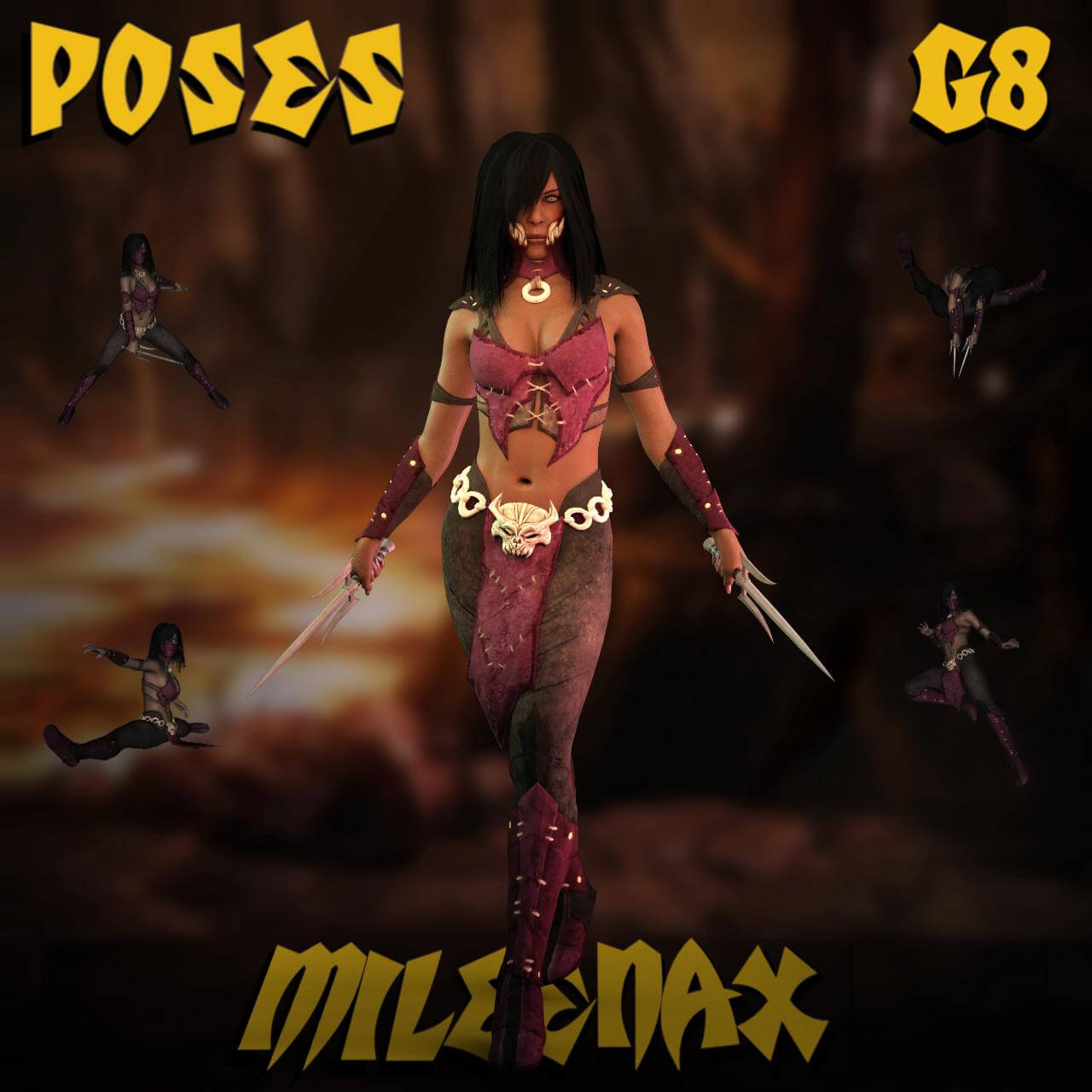 mileenax poses and sai for genesis 8 female 01 1739914898