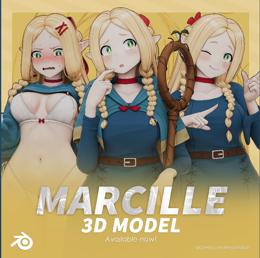 Marcille Model (T pose + Outfit Variations + NSFW Options) 1 https://new.imagehostx.com/upload/2025/02/28/QQ20250228-141702_1740723503.jpg