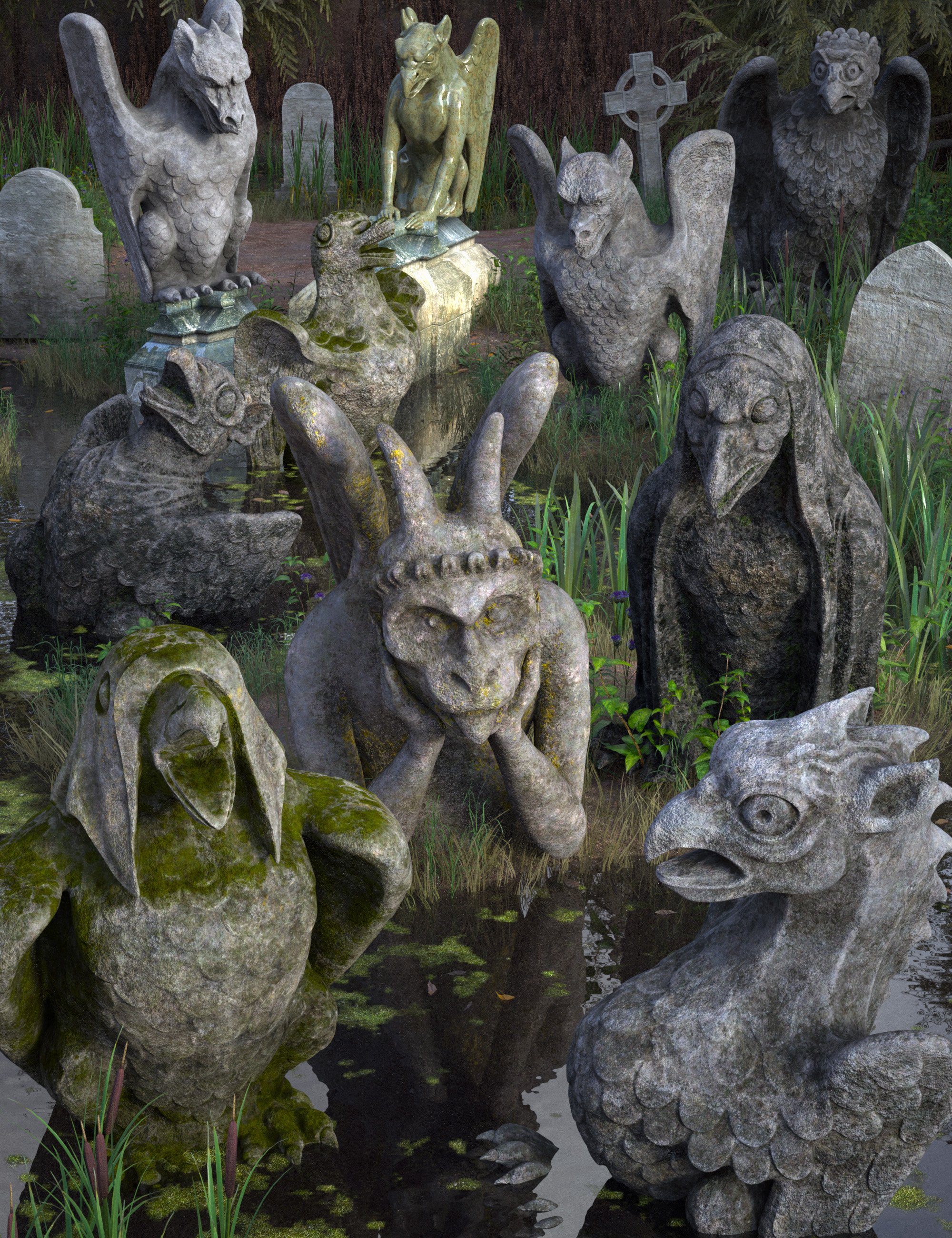 oldstoneforgargoylesofnotredameset100maindaz3d 1742289211