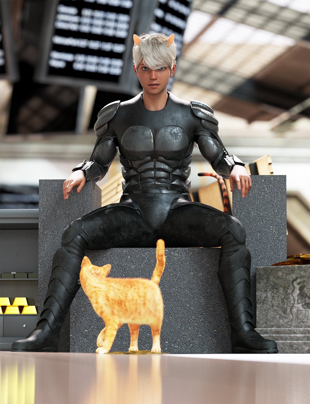 animecatkinghierarchicalposesforg9andfpeanimecatearsandtail00maindaz3d 1743068448