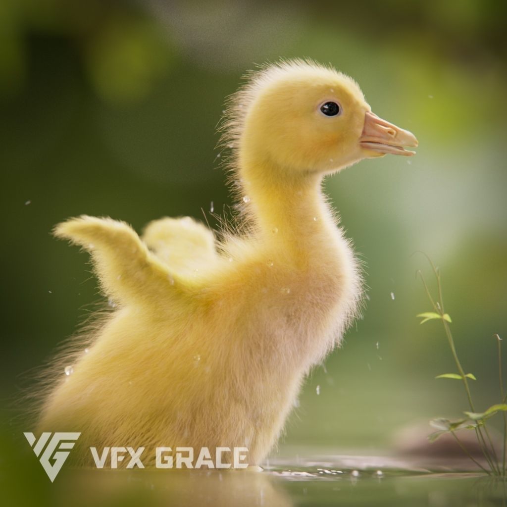 Little Goose Animation VFX Grace 3D model 1745493709