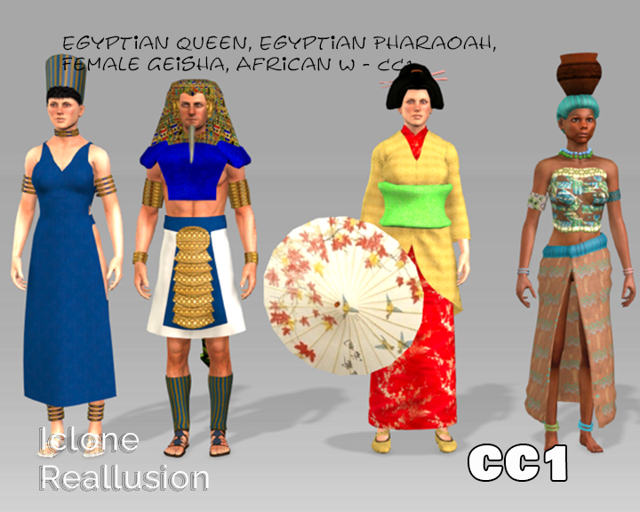 Egyptian Queen Egyptian Pharaoah Female Geisha African W Iclone 1745941261