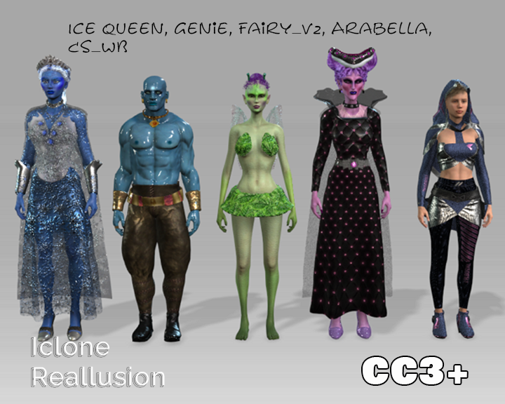 Ice Queen Genie Fairy v2 Arabella CS WB Iclone 1745941476