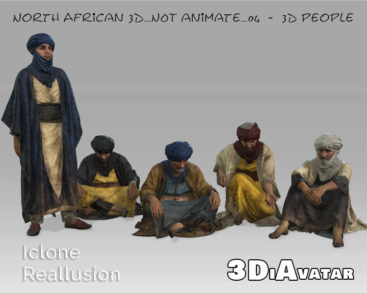 North African 3D NOT animate 04 3D people Iclone 1745941607