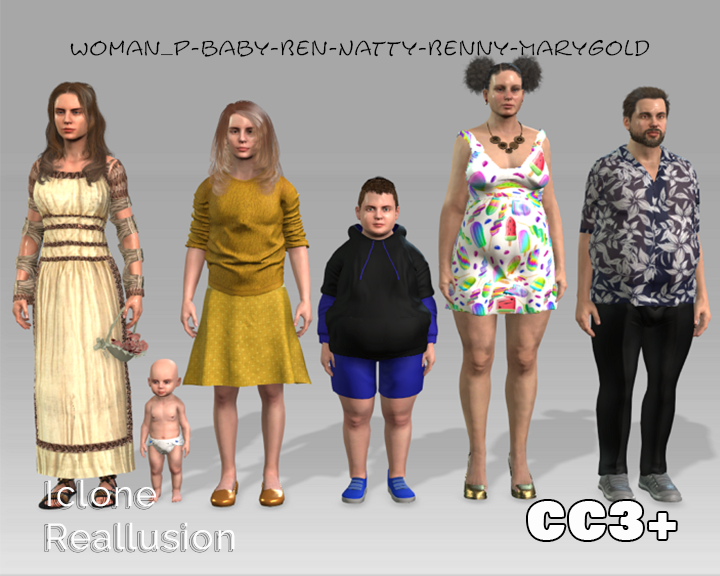 Woman p baby Ben Natty Benny Marygold Iclone 1745941232