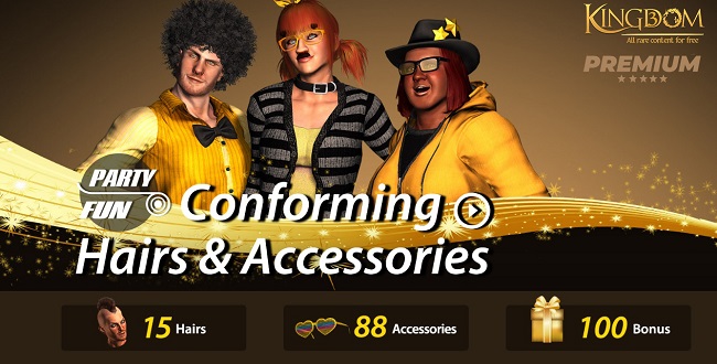 Party Fun Hairs Accessories 1746641042