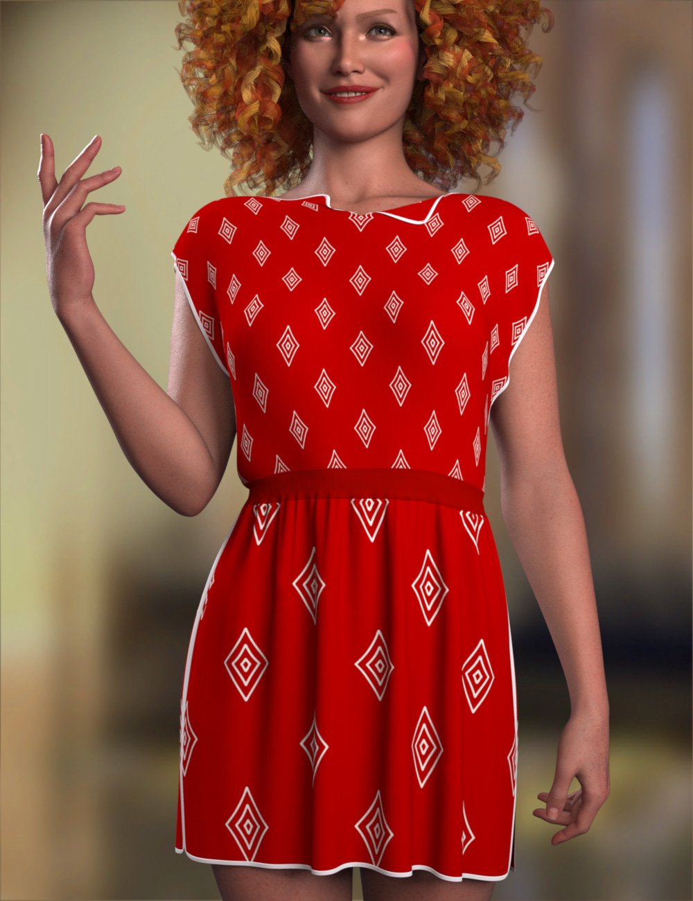 DNA Kim dForce Sundress for Genesis 9 10 dnakimdforcesundressforgenesis900maindaz3d 1747117455