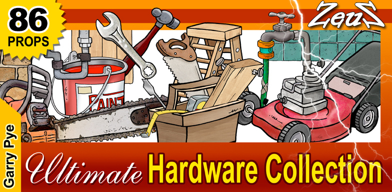 CrazyTalk Animator Prop Pack Garry Pye Hardware Collection 1747345903