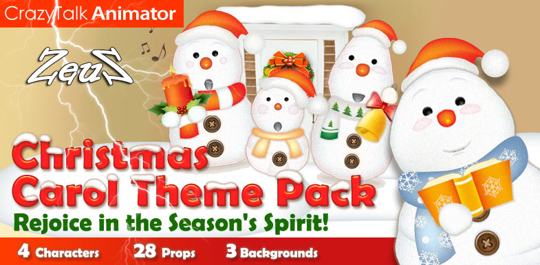 CrazyTalk Animator Theme Pack Christmas Carol 1747345965